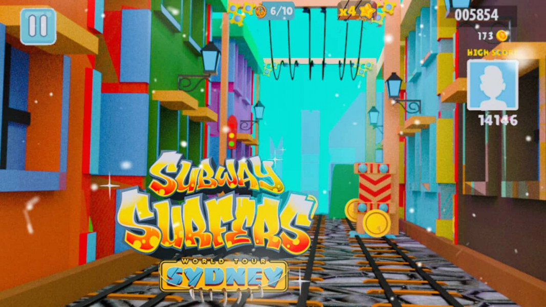 Subway surf Game environment