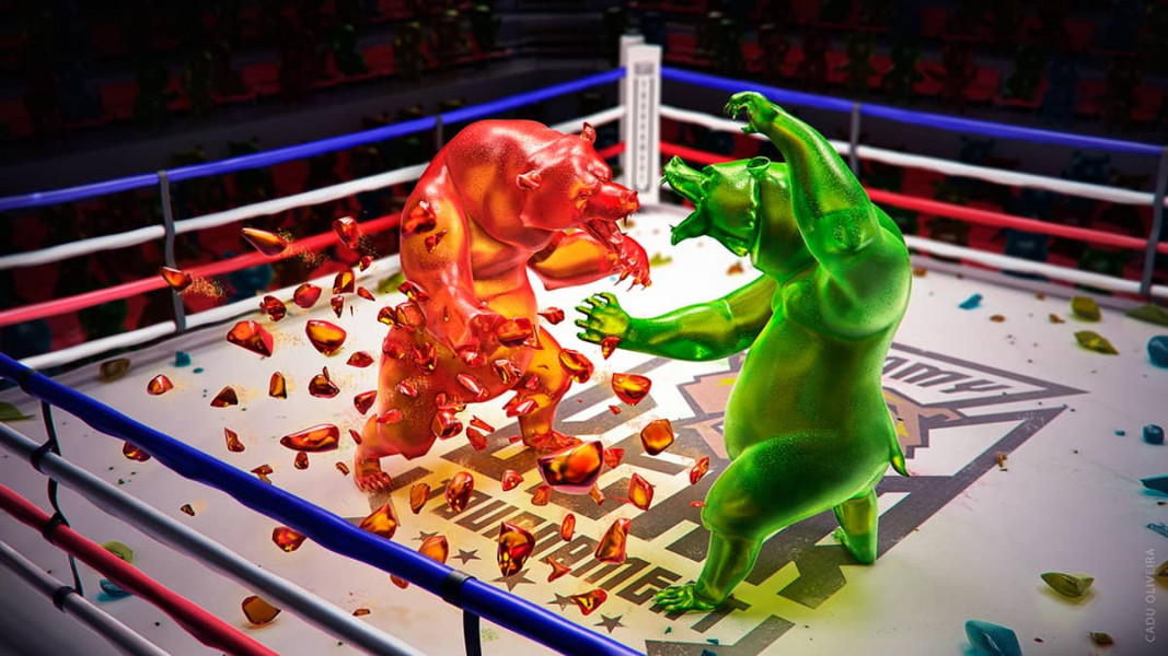 3D Fighting bears